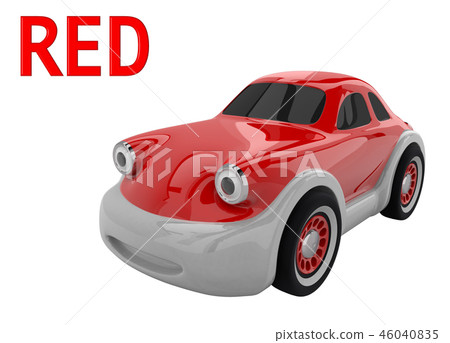 Toy car. 3D render Toy car. 3D render 46040835