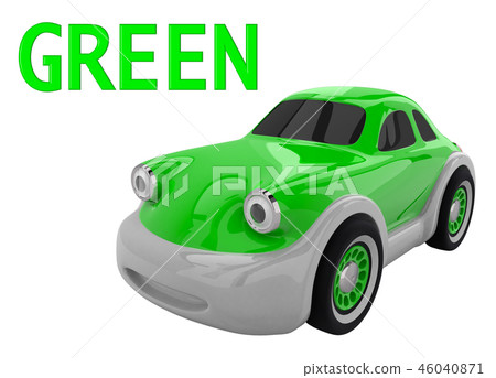 Toy car. 3D render 46040871