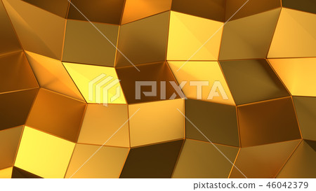 Luxury gold abstract triangle background Luxury gold abstract triangle background 46042379