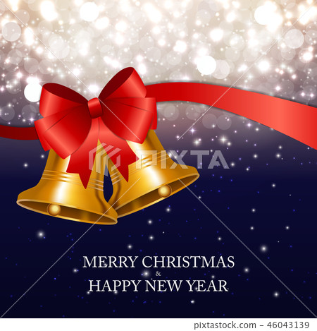 Merry Christmas and New Year Background. Vector 46043139