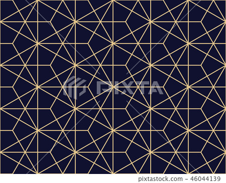 The geometric pattern with lines. Seamless  46044139