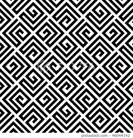 Abstract geometric pattern with stripes, lines. Abstract geometric pattern with stripes, lines. 46044142