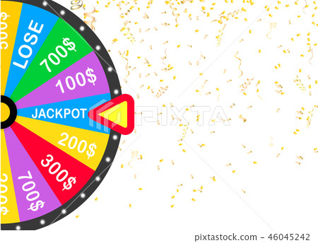 Colorful wheel of luck or fortune infographic. 46045242