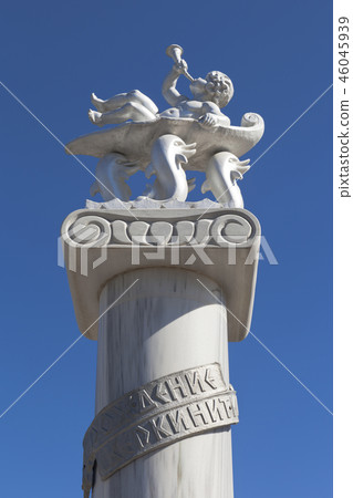 Sculpture Birth of Kerkinitida in city Evpatoria 46045939