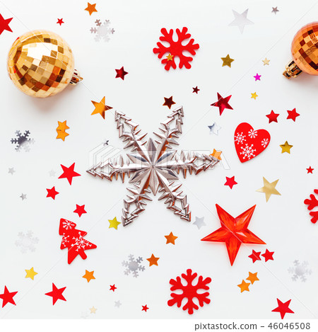 Christmas and New Year holiday background Christmas and New Year holiday background 46046508