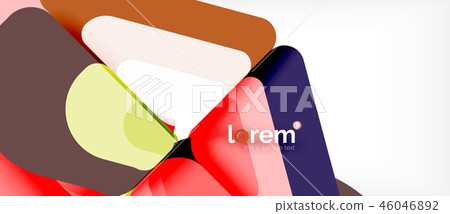 Geometric abstract background 46046892