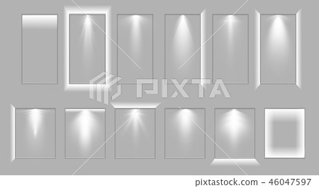 Soviet Frames A set of frames of a soviet weighing on the wall. - Stock Illustration ...