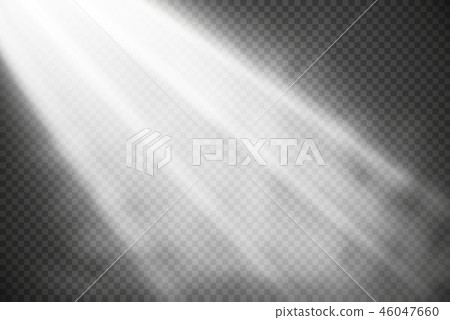 White glowing lights effects isolated. White glowing lights effects isolated. 46047660