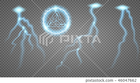 Storm with Lightning isolated. Storm with Lightning isolated. 46047662