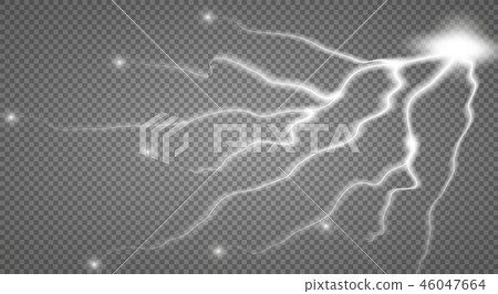 Storm with Lightning isolated. Storm with Lightning isolated. 46047664