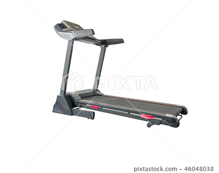 Treadmills,isolated on white background Treadmills,isolated on white background 46048038