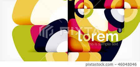 Circle abstract background Circle abstract background 46048046