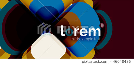 Geometric modern abstract background Geometric modern abstract background 46048486