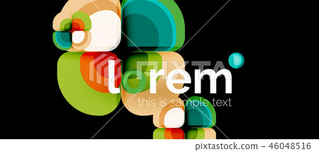 Geometric modern abstract background 46048516