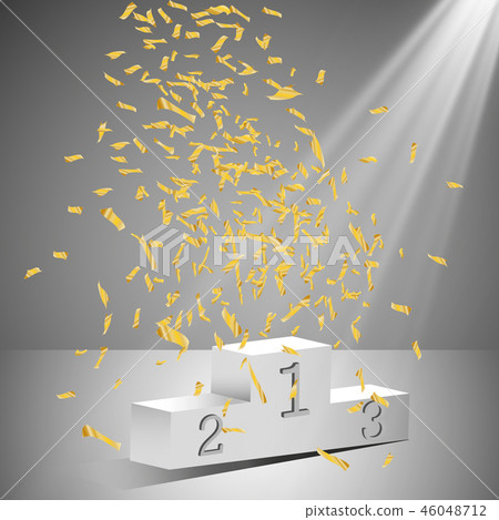 Empty winners podium with first, second and third. - Stock Illustration ...