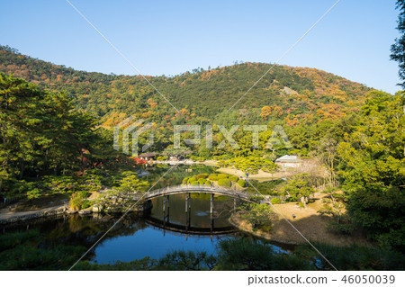 秋葉Kuribayashi公園（高松市，香川縣）從Hikihomine，Satsukitsukushi看到的Wafune Uzukitsuguri 2018年11月 46050039