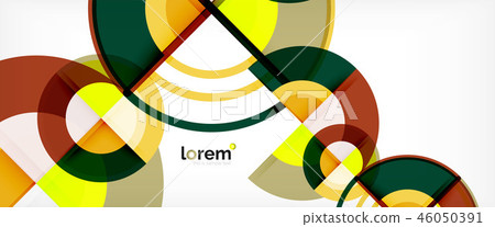 Modern geometric abstract background 46050391