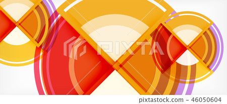 Multicolored round shapes abstract background Multicolored round shapes abstract background 46050604
