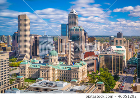 Indianapolis, Indiana, USA Downtown Skyline Indianapolis, Indiana, USA Downtown Skyline 46051292
