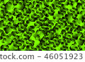 UFO green abstract background full of hexagons 46051923