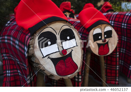 handmade tio de nadal, typical of catalonia, spain handmade tio de nadal, typical of catalonia, spain 46052137