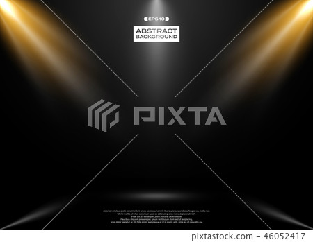 Abstract of lights studio room on gradient. - Stock Illustration ...