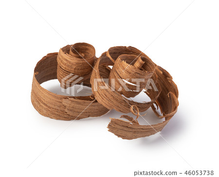 Curled wooden shavings Curled wooden shavings 46053738