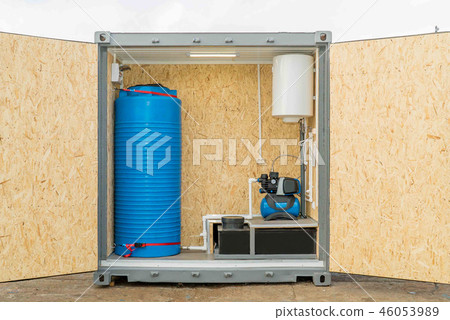 Photo of an autonomous system of water supply Photo of an autonomous system of water supply 46053989