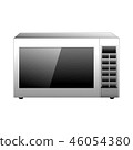 Vector microwave on a white background 46054380