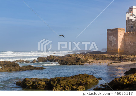 Early morning on the coast in Essaouira 46055117