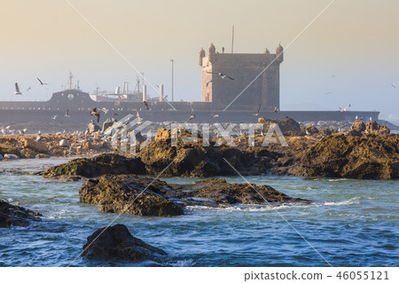 Early morning on the coast in Essaouira 46055121