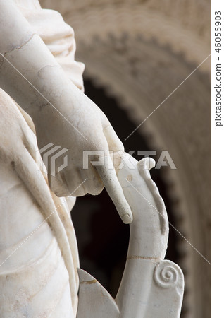 Historic buildings Seville, Spain. Statue. Marble. 46055903