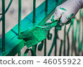 Gate painting by contractor. 46055922