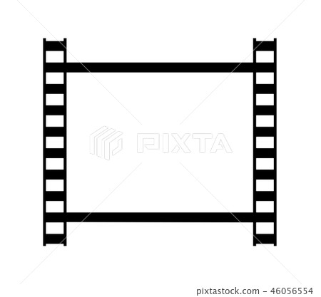 One frame of retro photo film strip 46056554