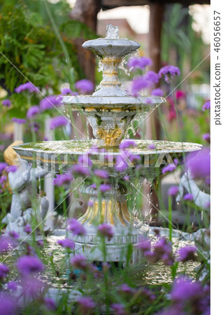 outdoor park water fountain 46056657
