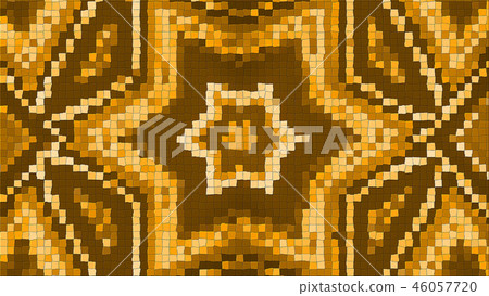 3d rendering of an abstract picture from a mosaic 46057720