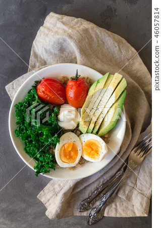 Breakfast quinoa bowl Breakfast quinoa bowl 46057814
