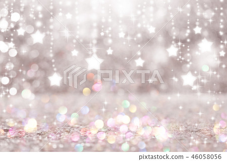 Shiny stars with abstract light background 46058056