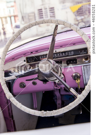 Havana, Cuba. Colorful classic 1950's cars 46058281