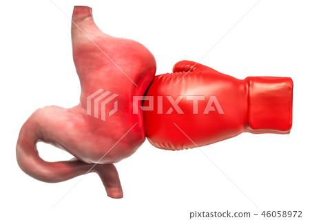 Pain in stomach, stomach disease concept Pain in stomach, stomach disease concept 46058972