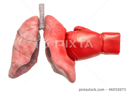 Pain in lungs, lungs disease concept. Human lungs Pain in lungs, lungs disease concept. Human lungs 46058973