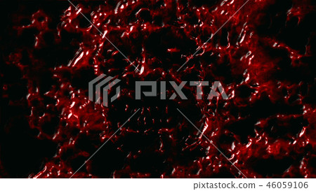Angry bloody ghoul face. Red color. Angry bloody ghoul face. Red color. 46059106