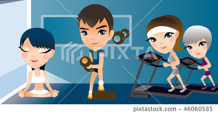 Illustration, person, concept Illustration, person, concept 46060585
