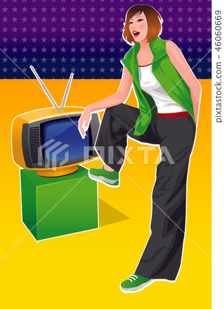 Illustration, person, concept 46060669