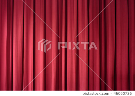 Red curtain is background 46060726