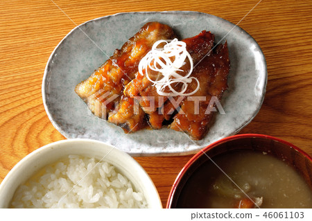 Sanma's skewer set meal 46061103