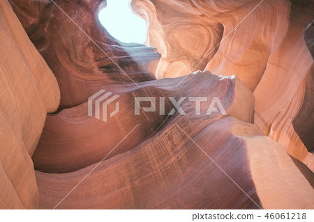 Rock in desert in Page Arizona Rock in desert in Page Arizona 46061218