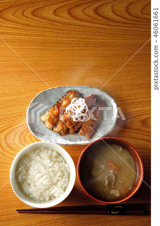 Shrimp grilled set meal (with steam) Shrimp grilled set meal (with steam) 46061661