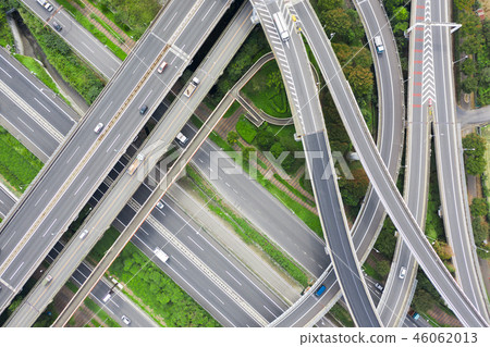 高速公路航拍照片 46062013