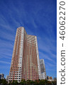 Skyscrapers and blue sky in Minato Ward, Tokyo 46062270